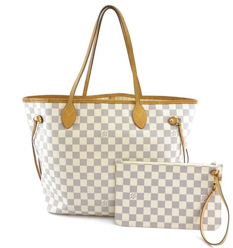 louis vuitton white and grey tote|authentic Louis Vuitton tote bags.